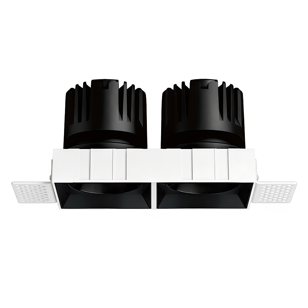 Cветильник встраиваемый D2055 ST 2x7W IP65 черный
