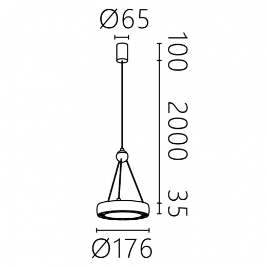 Подвесной светильник LX-XP012AS 220V CRI≥90 IP20